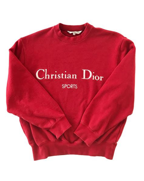 dior pullover rot|christian dior sweatsuit.